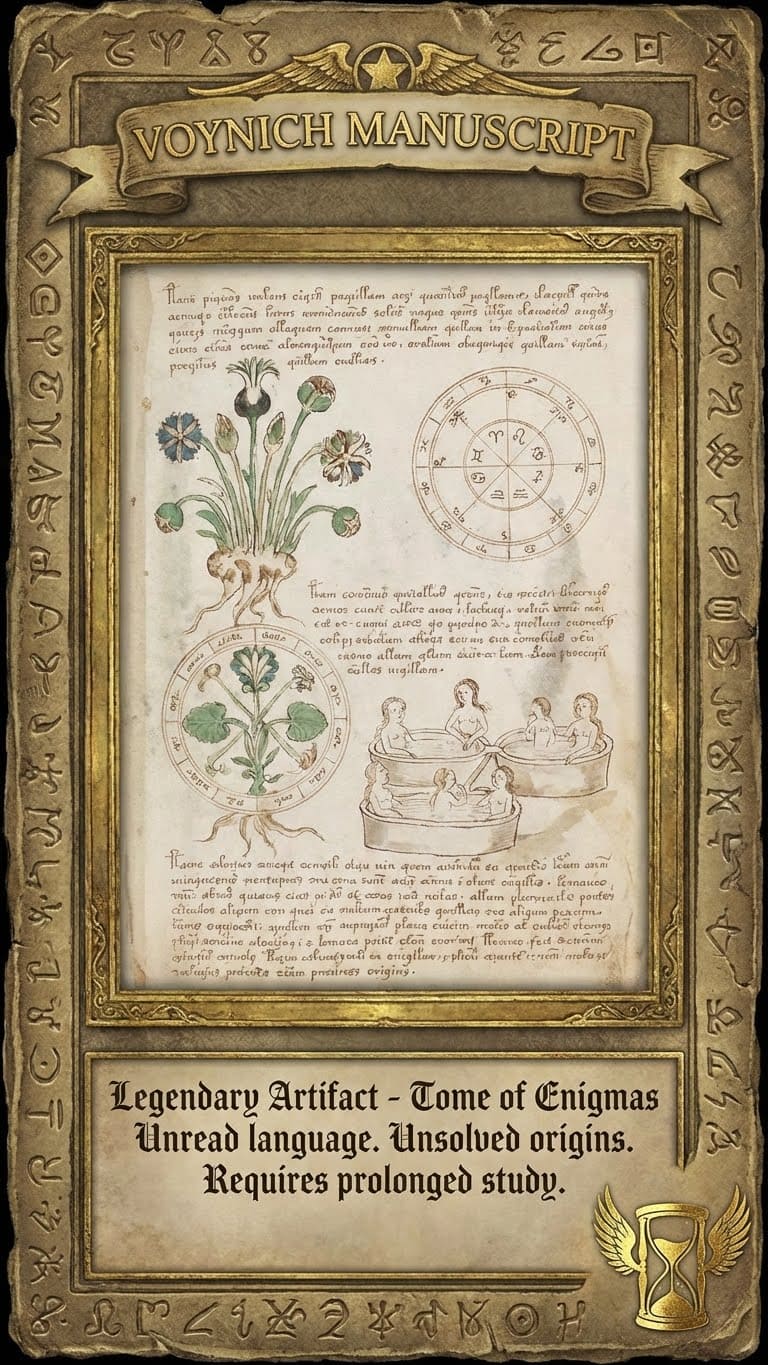 Portada de Manuscrito Voynich