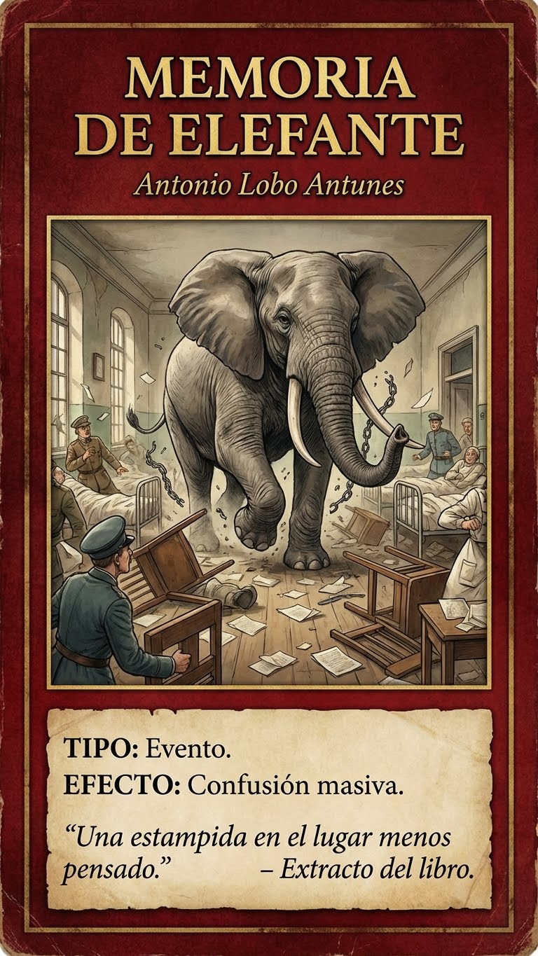 Portada de Memoria de elefante