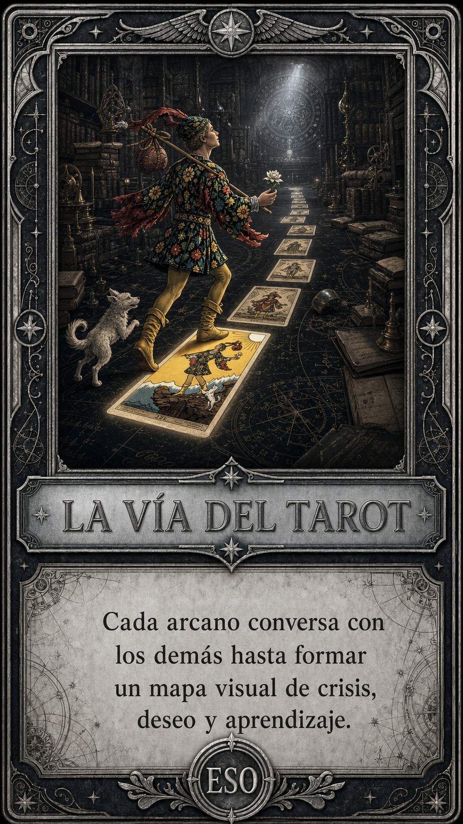 Portada de La vía del tarot
