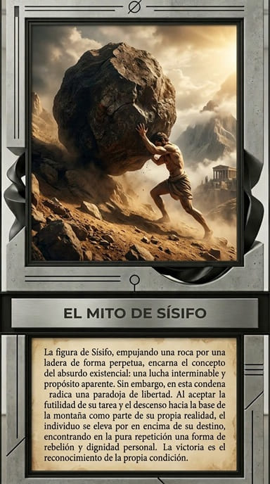 Portada de El mito de Sísifo