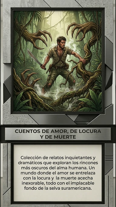 Portada de Cuentos de amor, de locura y de muerte