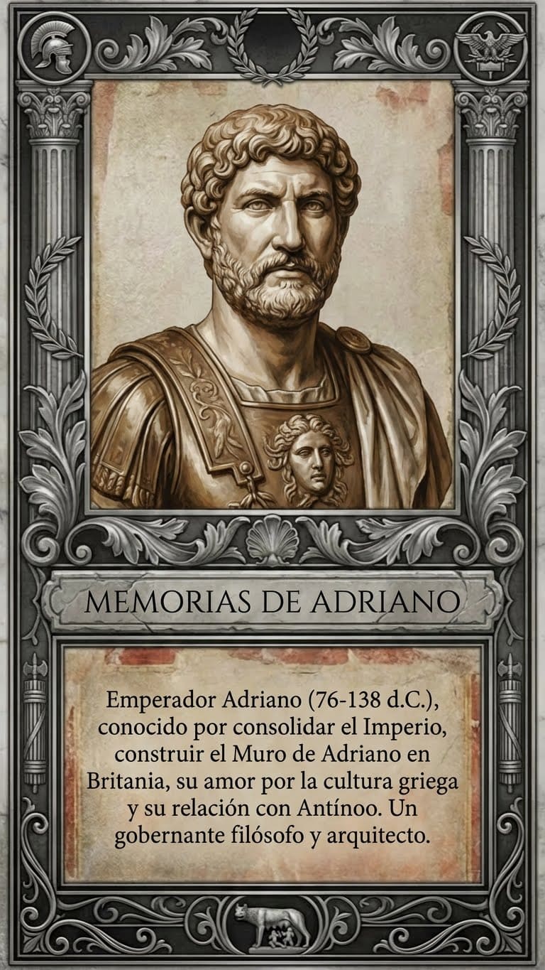 Portada de Memorias de Adriano