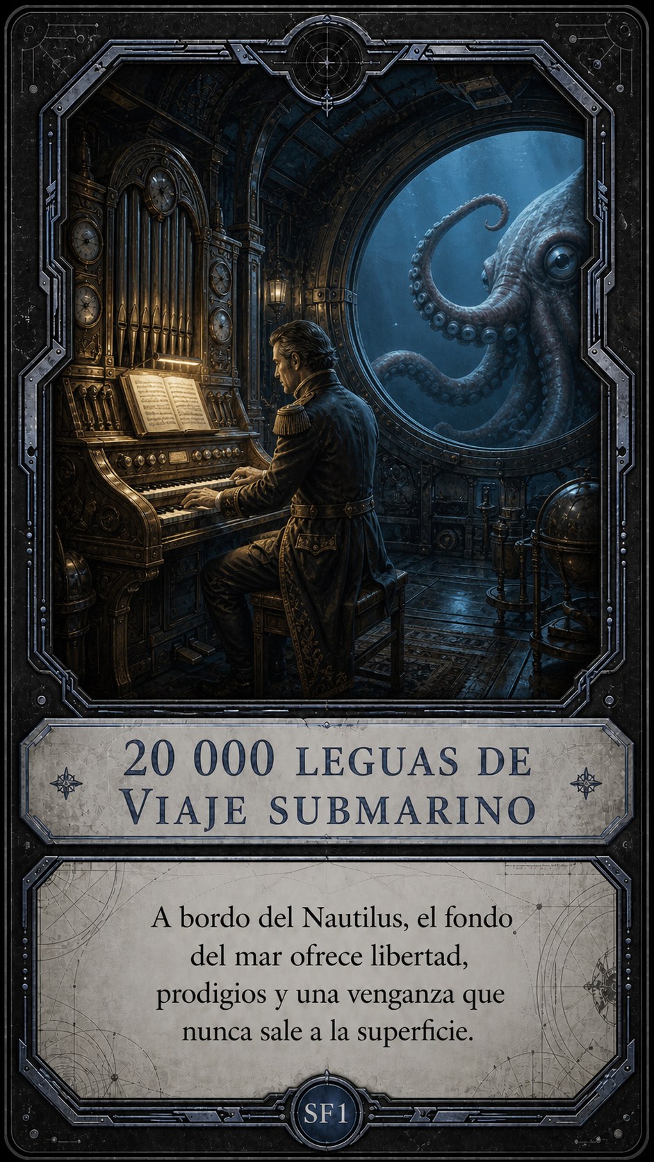 Portada de 20 000 Leguas de Viaje Submarino