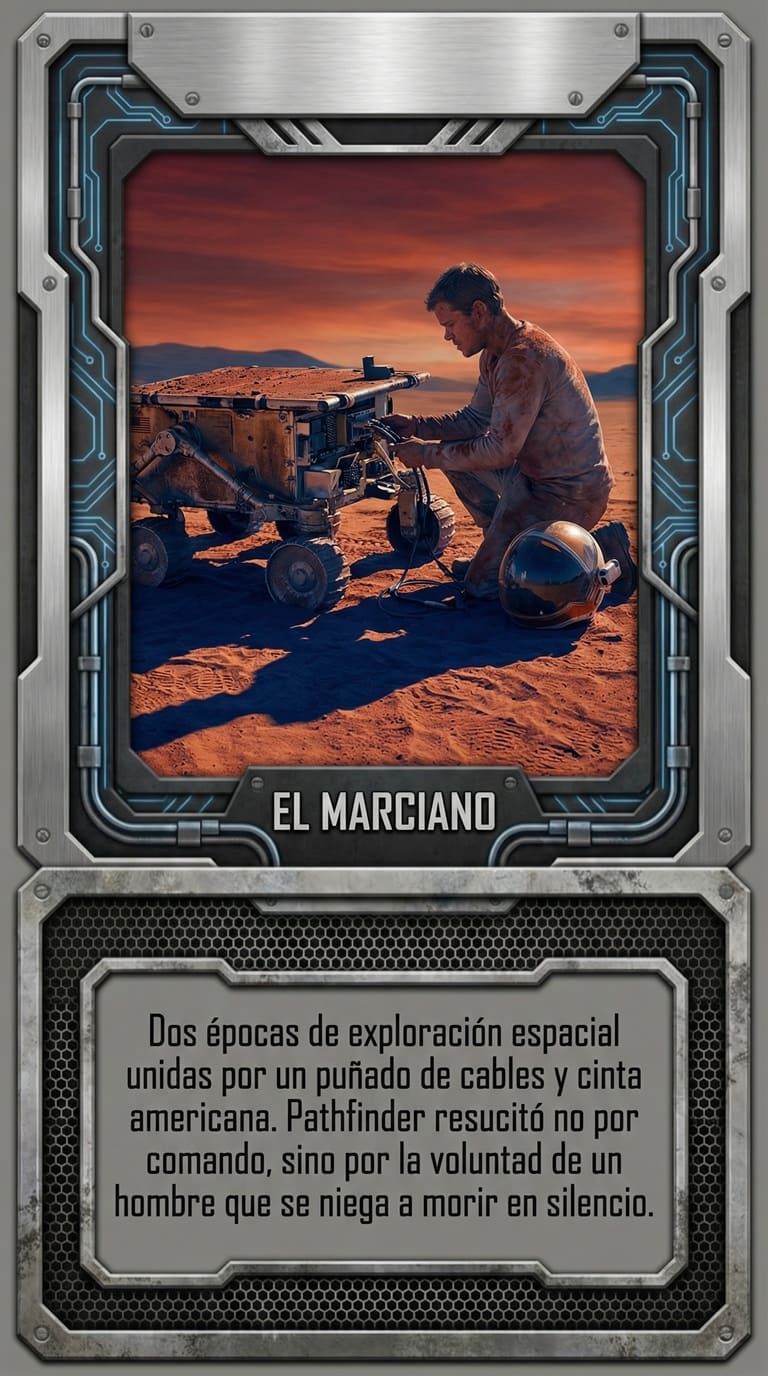 Portada de El marciano