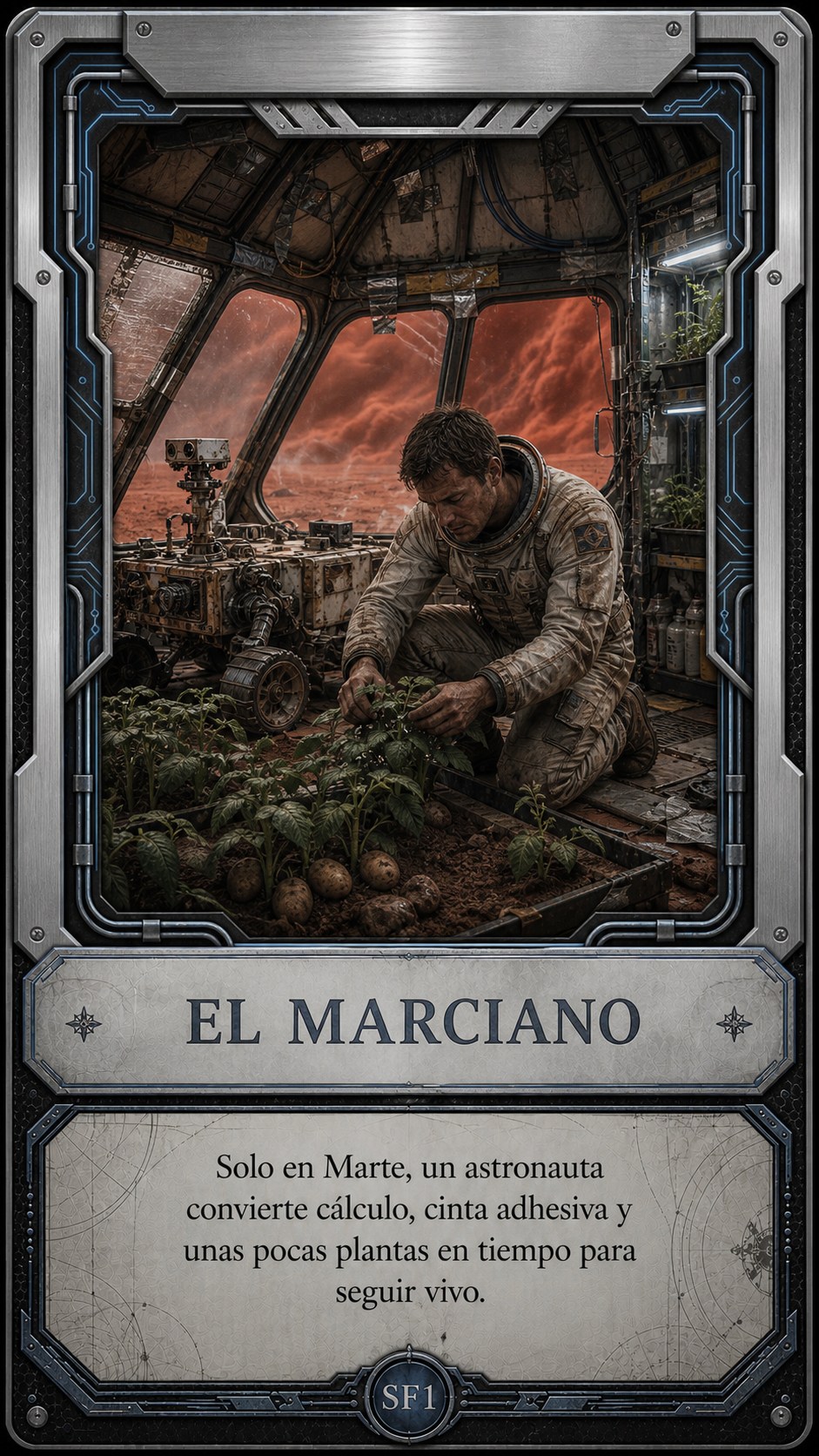 Portada de El marciano