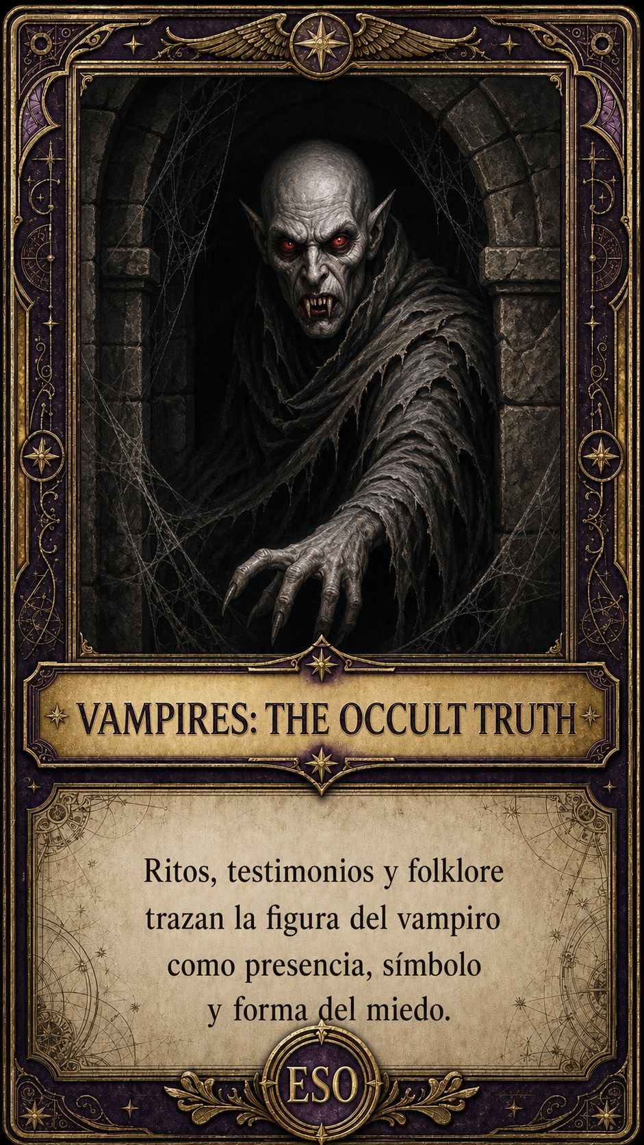 Portada de Vampires: The Occult Truth