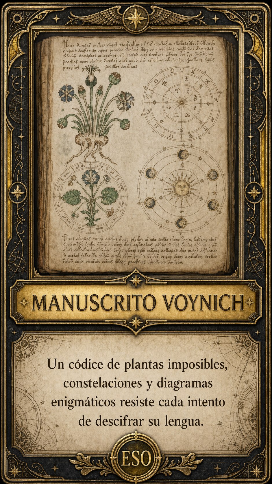 Portada de Manuscrito Voynich