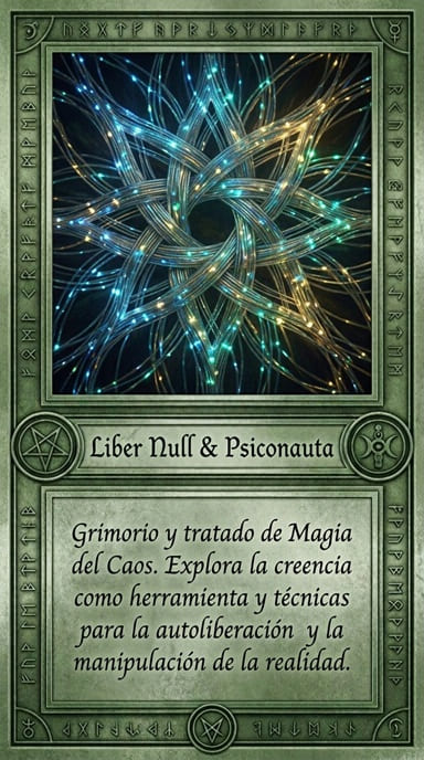 Portada de Liber null & Psiconauta