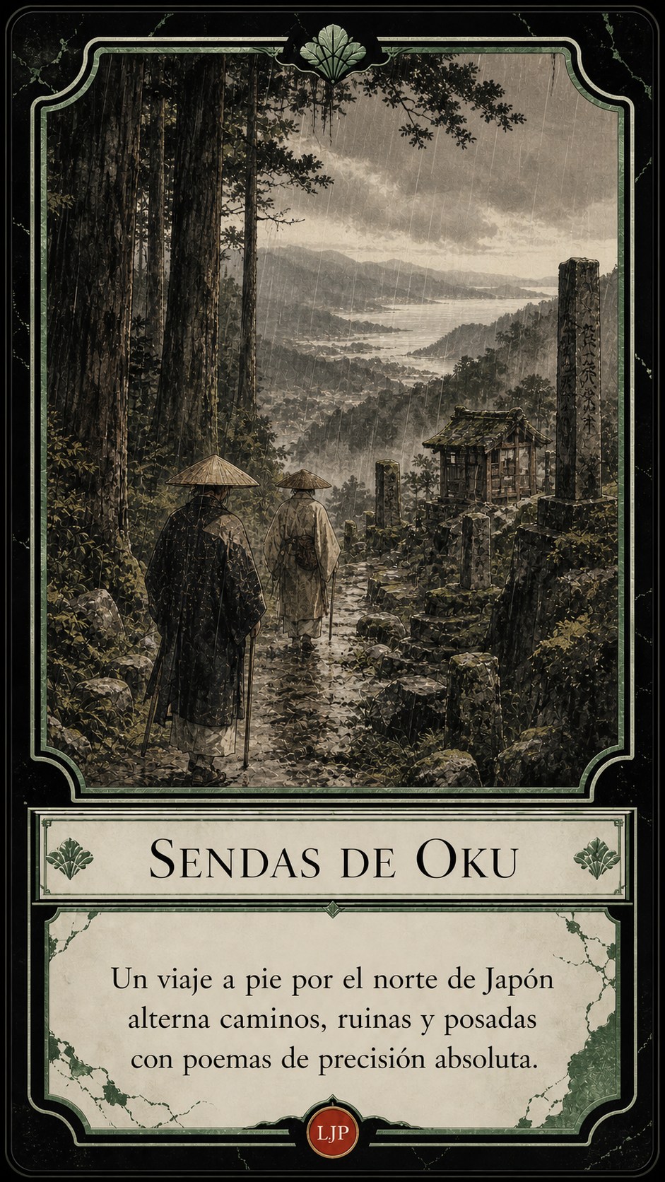 Carta poco común de Sendas de Oku