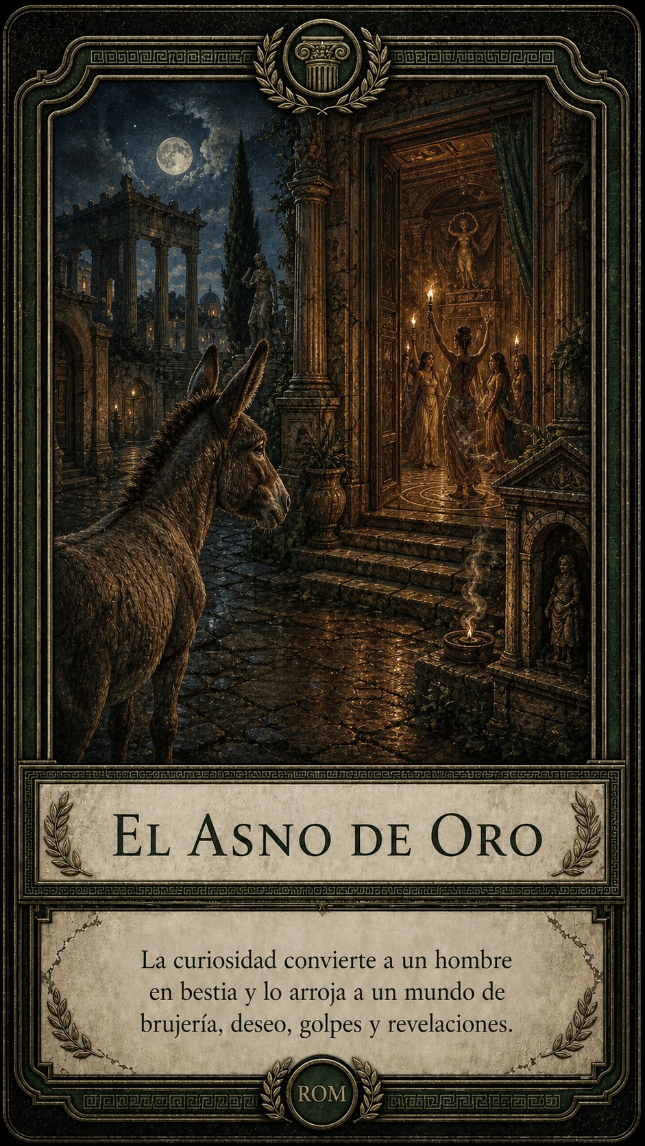 Portada de El asno de oro