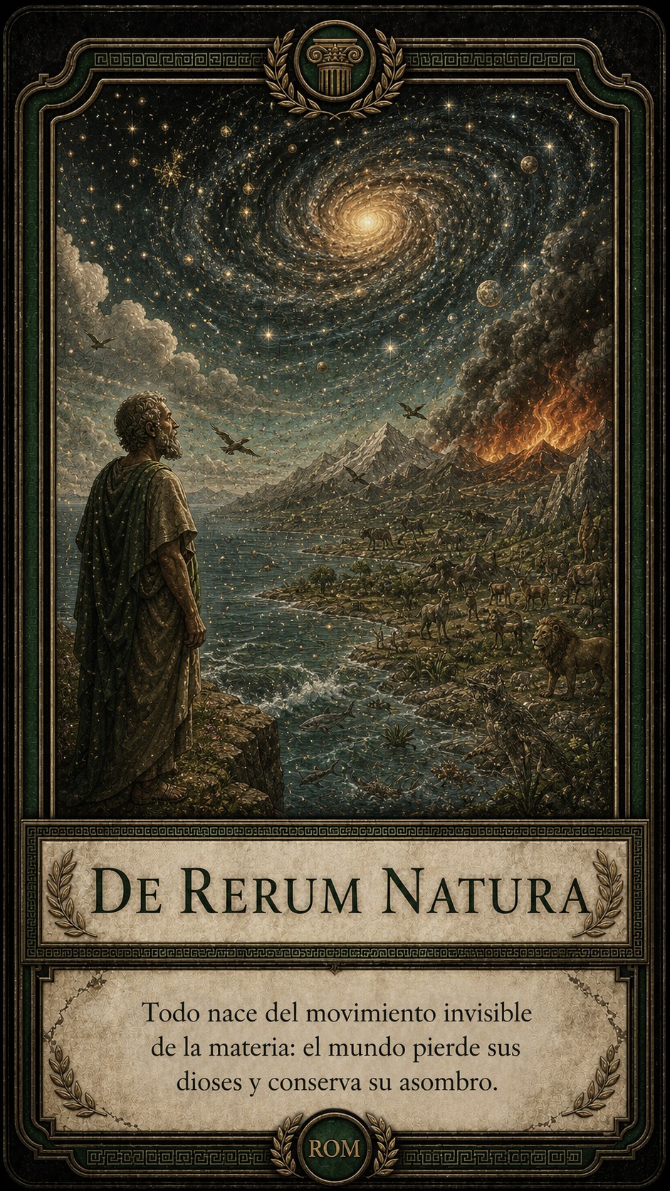 Portada de De rerum natura