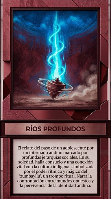 Portada de Los ríos profundos