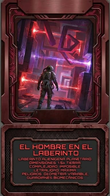 Portada de El hombre en el laberinto